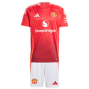 Kit Infantil do Manchester United 2024/25 - Home