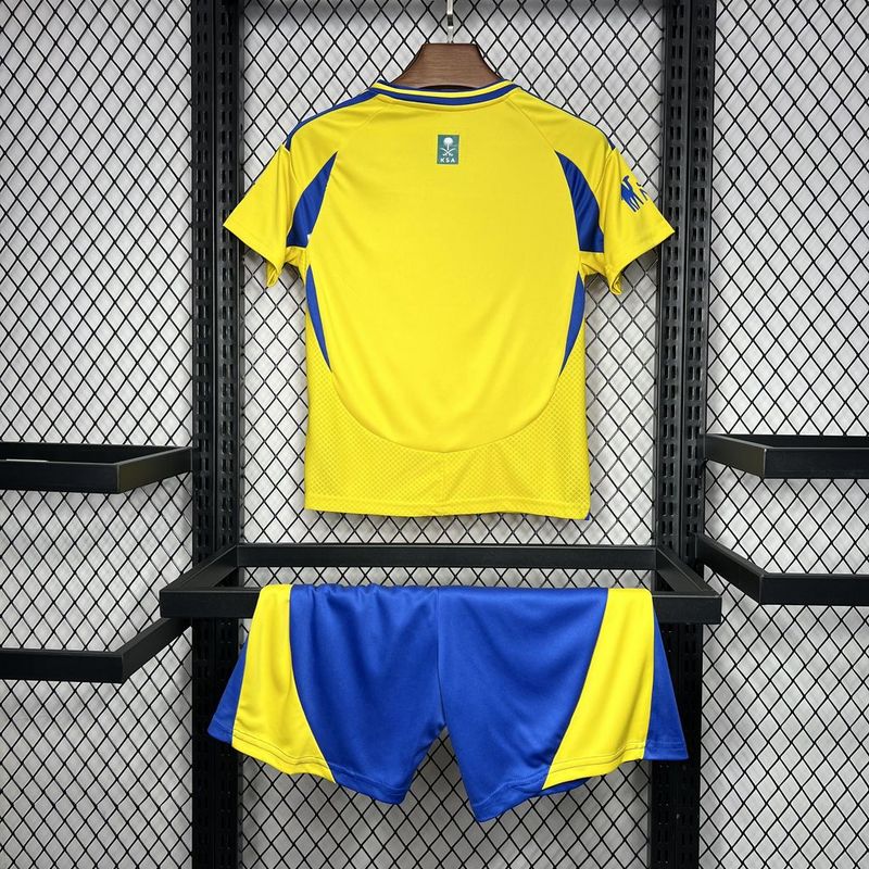 Conjunto Infantil do Al-Nassr 2024/25  - Home