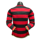 Camisa Flamengo Retrô Manga Longa Torcedor 2009 - Vermelho e Preto