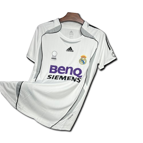 Camisa  Real Madrid Retrô 06/07 Adidas - Branco