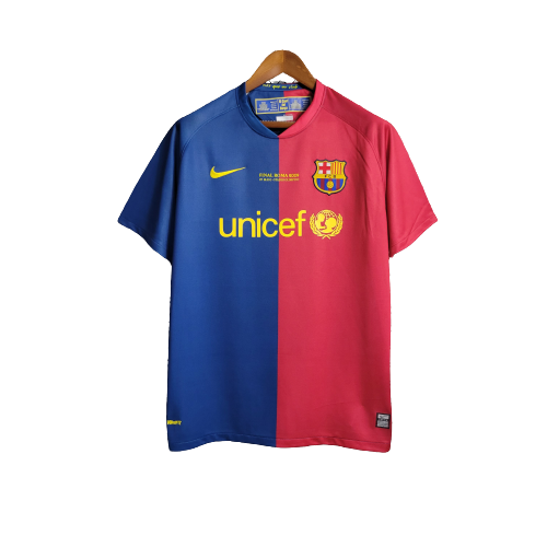 Camisa Barcelona Retrô 2009 Azul e Grená - Nike