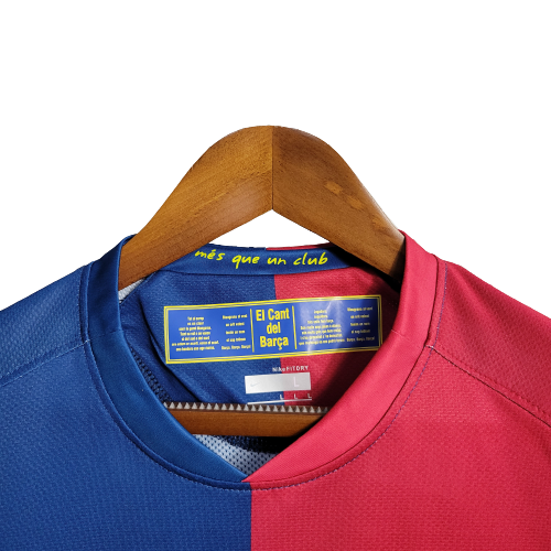 Camisa Barcelona Retrô 2009 Azul e Grená - Nike
