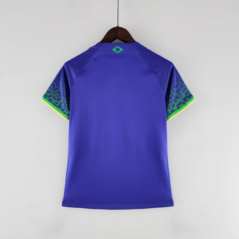 Camisa Feminina da Seleção Brasil II 22/23 Nike - Azul