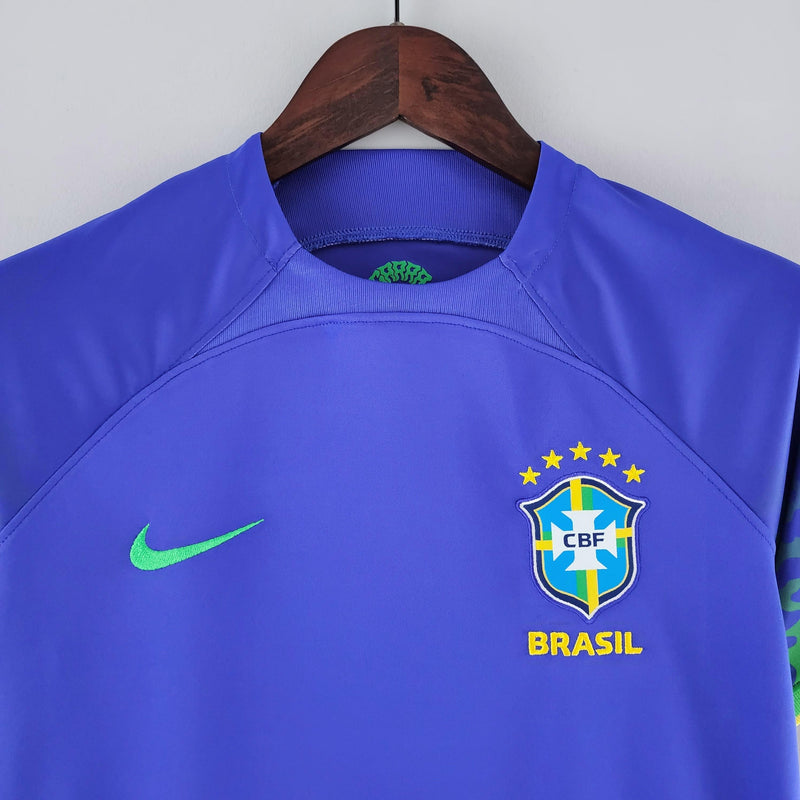 Camisa Feminina da Seleção Brasil II 22/23 Nike - Azul