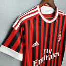 Camisa Milan Retrô 2011/2012 Vermelha e Preta - Adidas