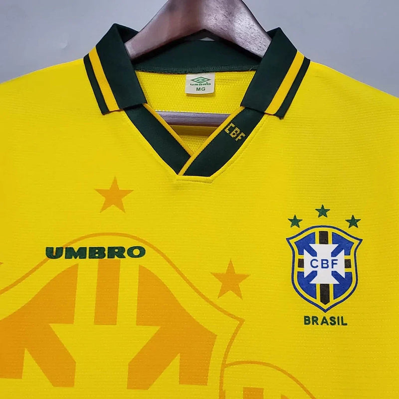 Camisa Seleção Brasileira Retrô 1993/1994 Amarela - Umbro