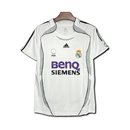 Camisa  Real Madrid Retrô 06/07 Adidas - Branco