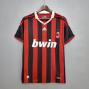 Camisa Milan Retrô 09/10 - Adidas - Vermelha e Preta
